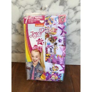 JOJO Siwa You Be You Underwear SIze 4 Set Of 7 Girls New